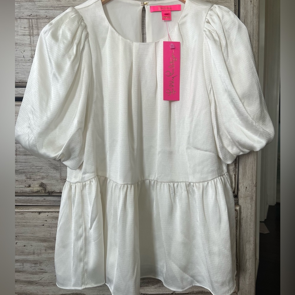 NWT Lilly Pulitzer Blakelynn elbow sleeve top